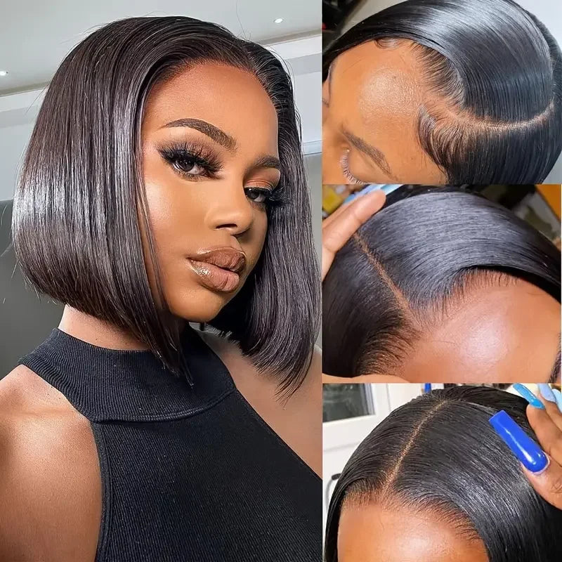 180% HD Straight Short Bob
