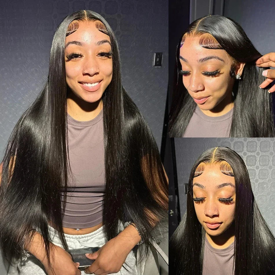 Natural Colour Straight Full HD Lace Frontal Human Hair