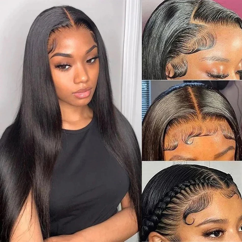 Natural Colour Straight Full HD Lace Frontal Human Hair