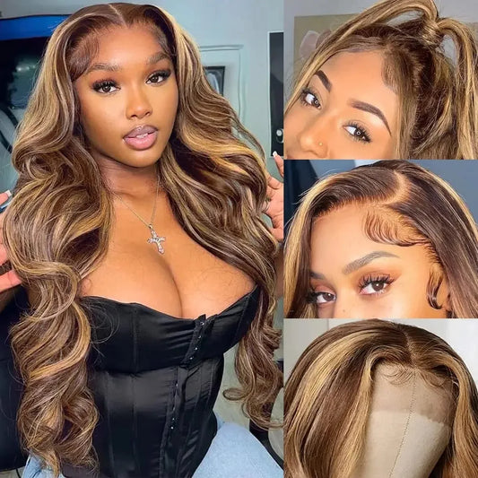 Highlight Blonde Front HD Lace Body Wave