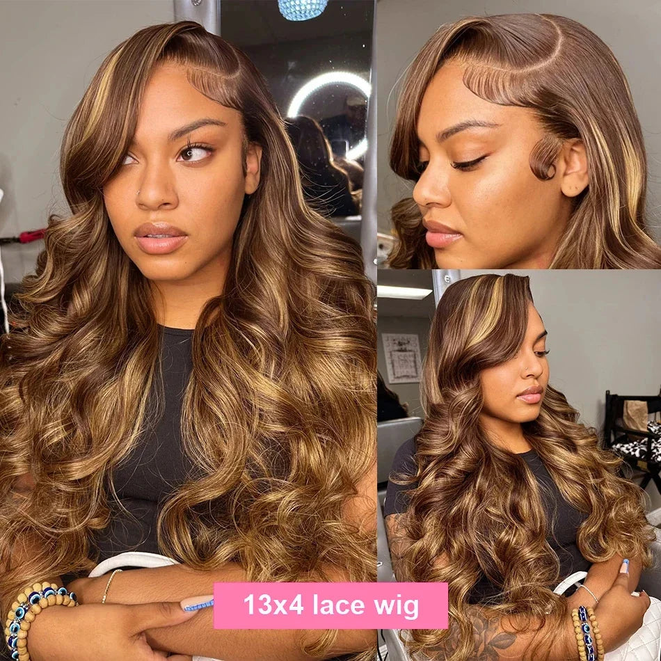 Highlight Blonde Front HD Lace Body Wave