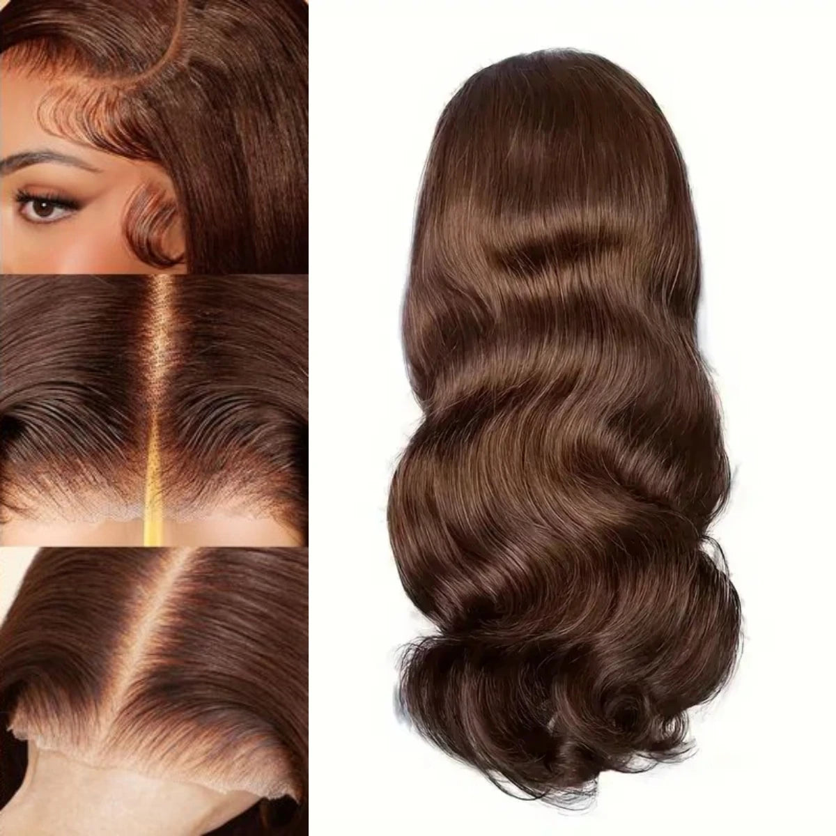HD Chocolate Brown Human Hair