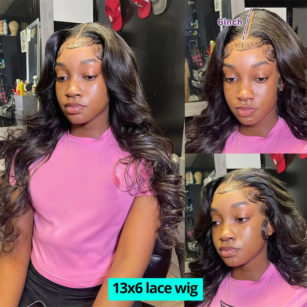 Body Wave Full 13x6 HD Lace Frontal Wig Human Hair