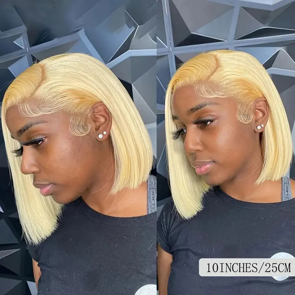 SDD HD 613 Blonde Bob Wig Human Hair