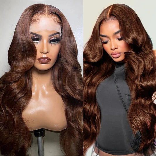 HD Chocolate Brown Human Hair