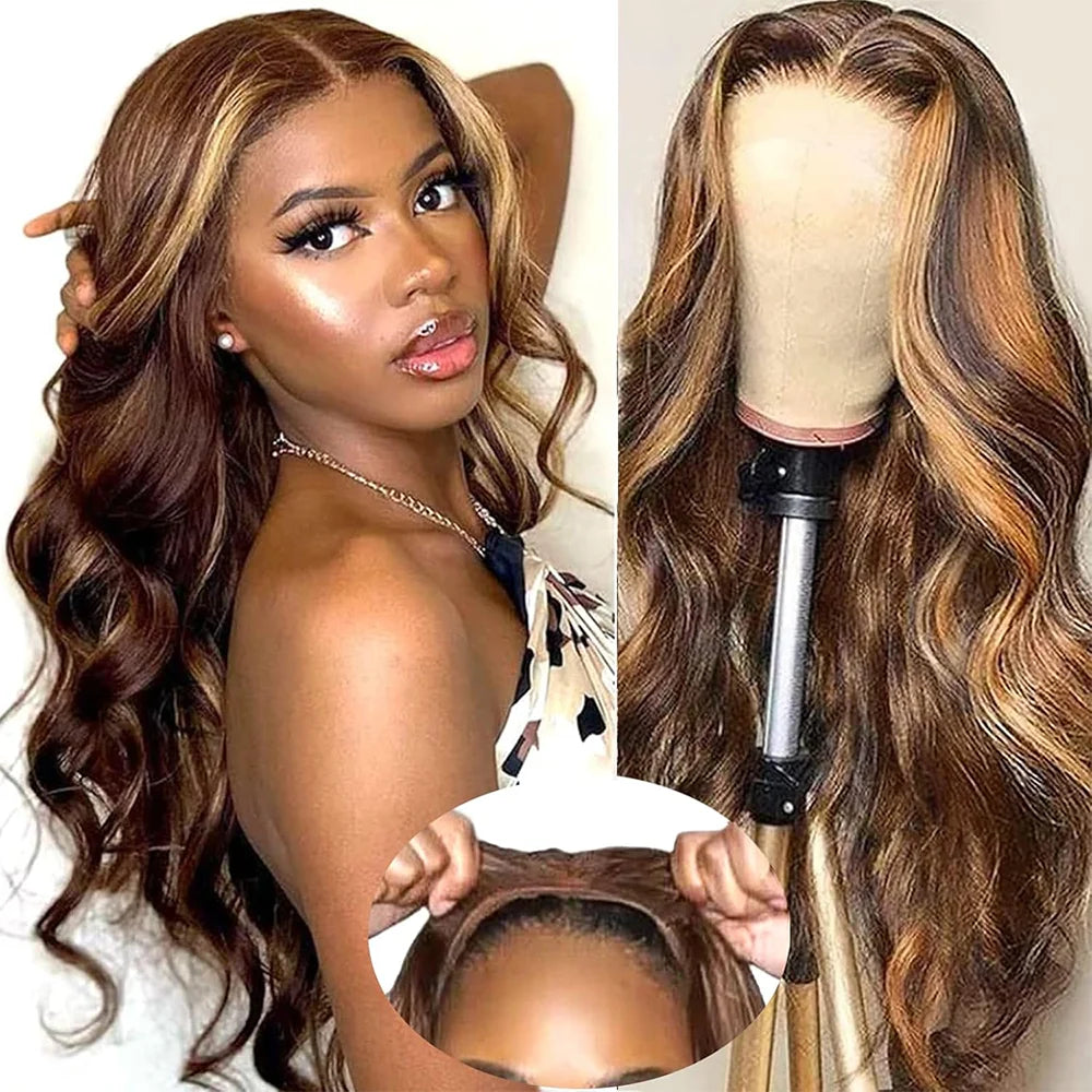 Highlight Body Wave Full HD Lace Front Wig